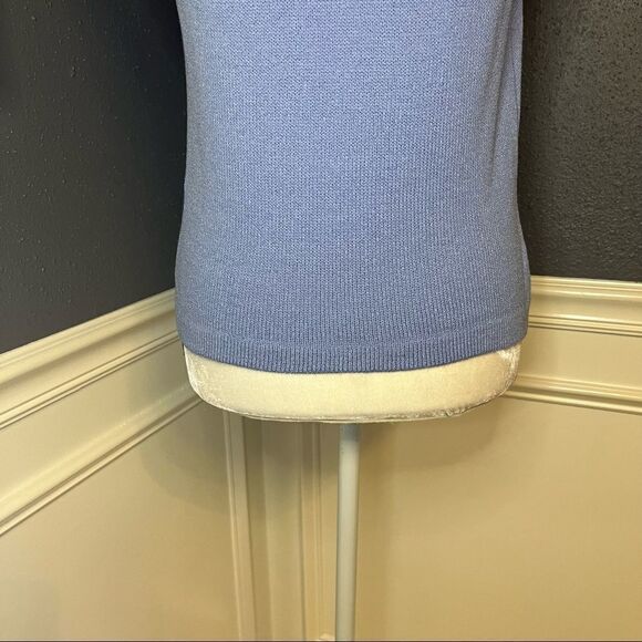 St. John Sport Marie Gray Knit Tank - Picture 7 of 8